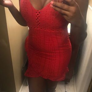 Cute red dress